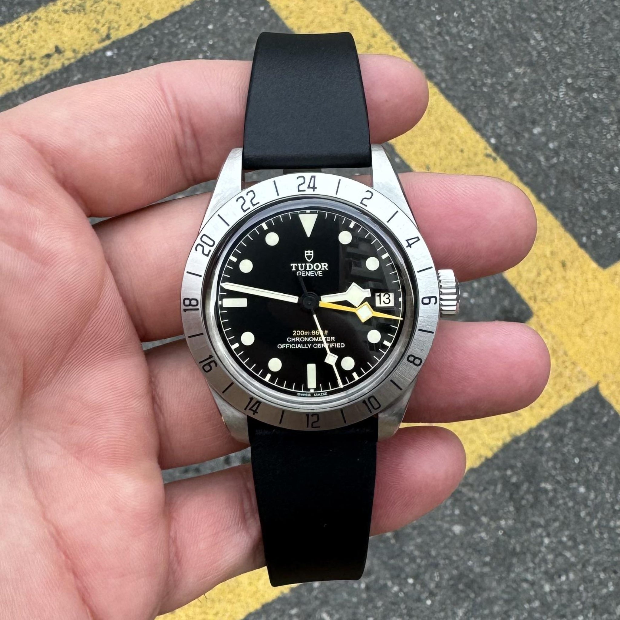 CTS Armband – Schwarz – FKM - Kautschuk - Helvetus DE