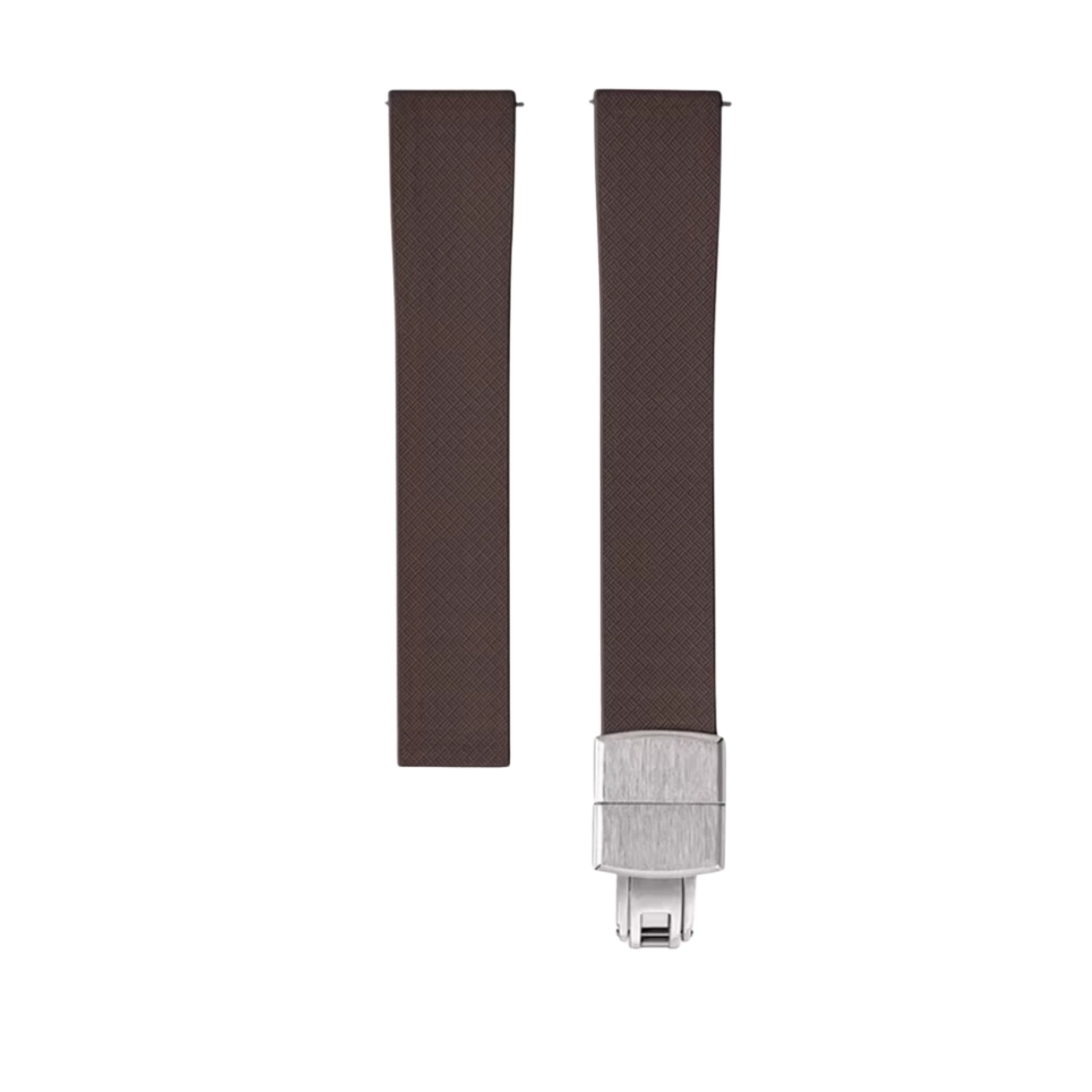 CTS Kautschuk Armband - Cartier Santos - Dumont - Braun - Helvetus DE