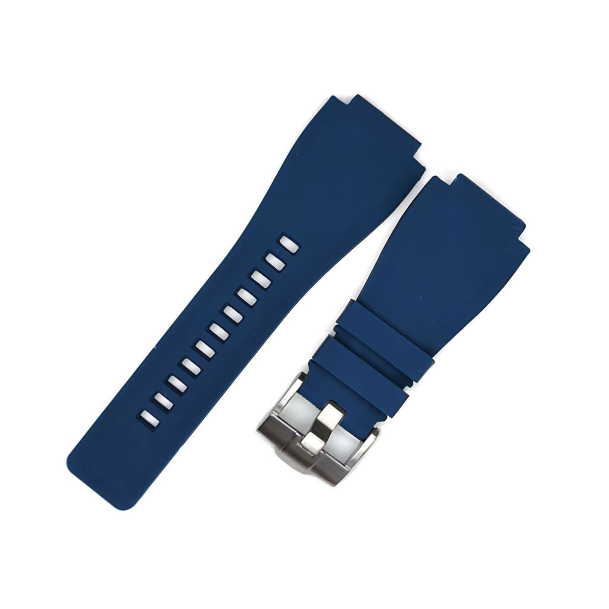 Kautschuk Armband für Bell & Ross BR - 01 | BR - 03 – Blau - Helvetus DE