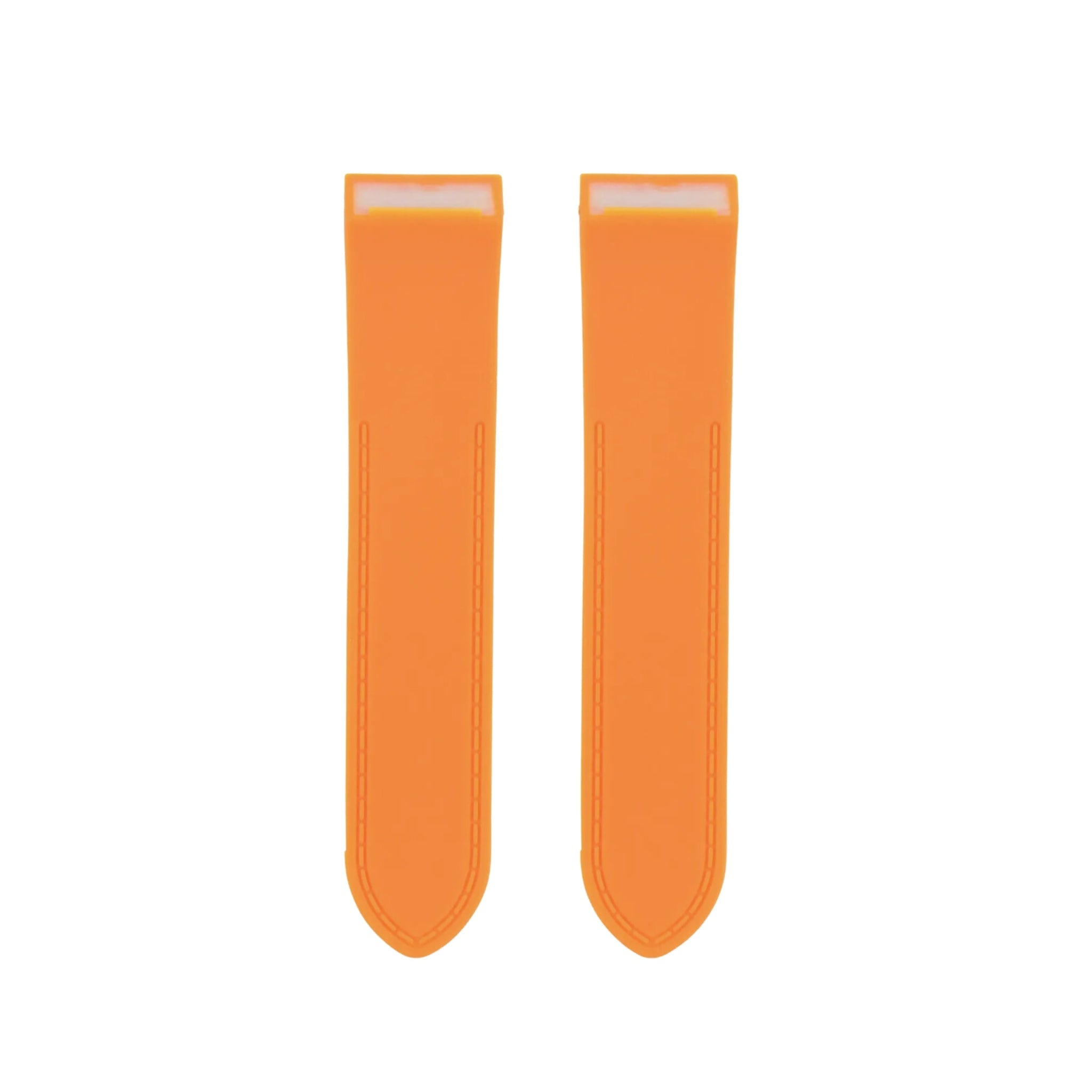 Kautschuk Armband für Cartier Santos 100 XL – Orange - Helvetus DE
