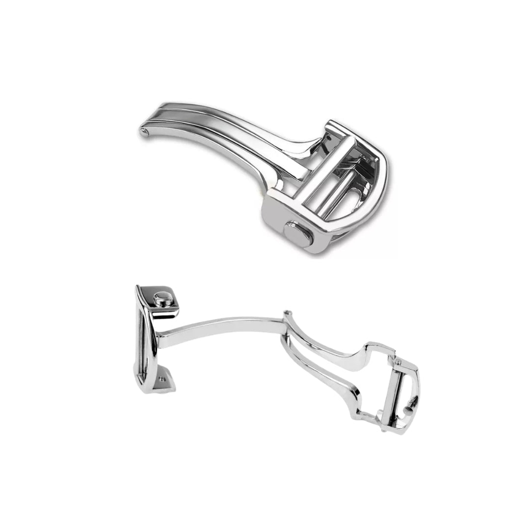 Kautschuk Armband für Cartier Santos Medium/Large – Dunkelblau mit Schrauben – Quick Switch/Release - Helvetus DE