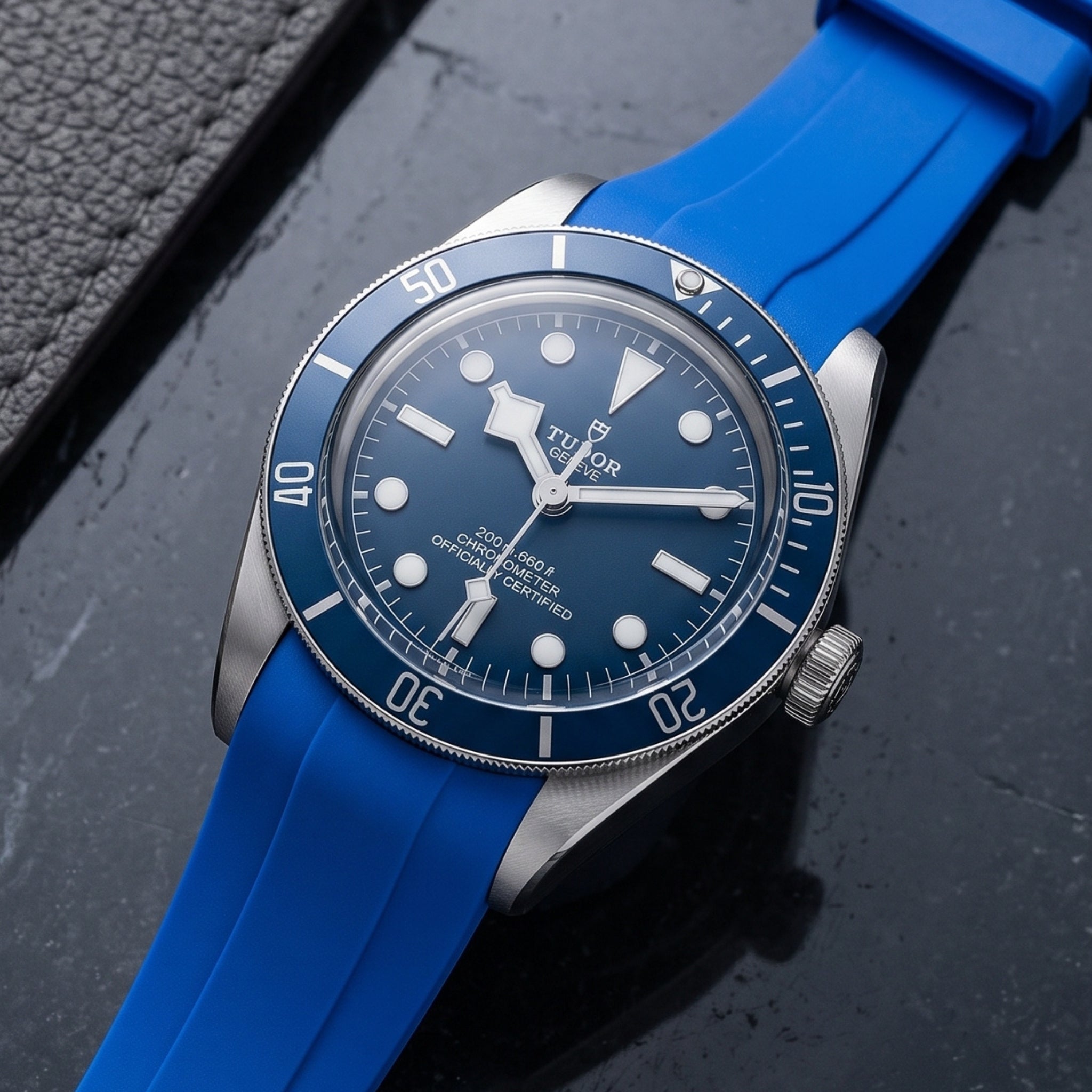 Kautschukarmband - Für alle Tudor Black Bay Modelle - Blau - Helvetus
