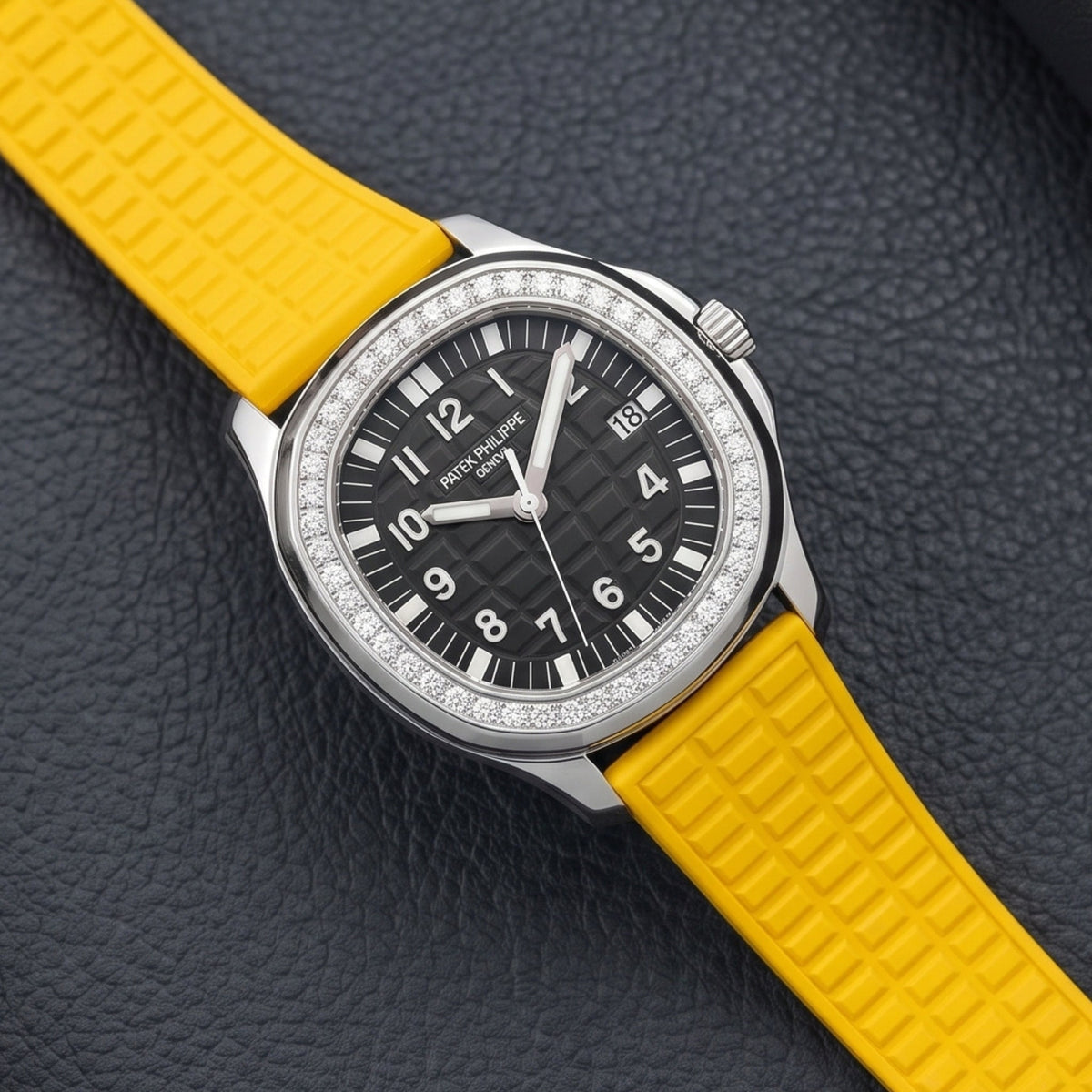Kautschukarmband – Für Patek Philippe Aquanaut 5067A-001, 5065, 5066, 5064, 5068R – Gelb - Helvetus