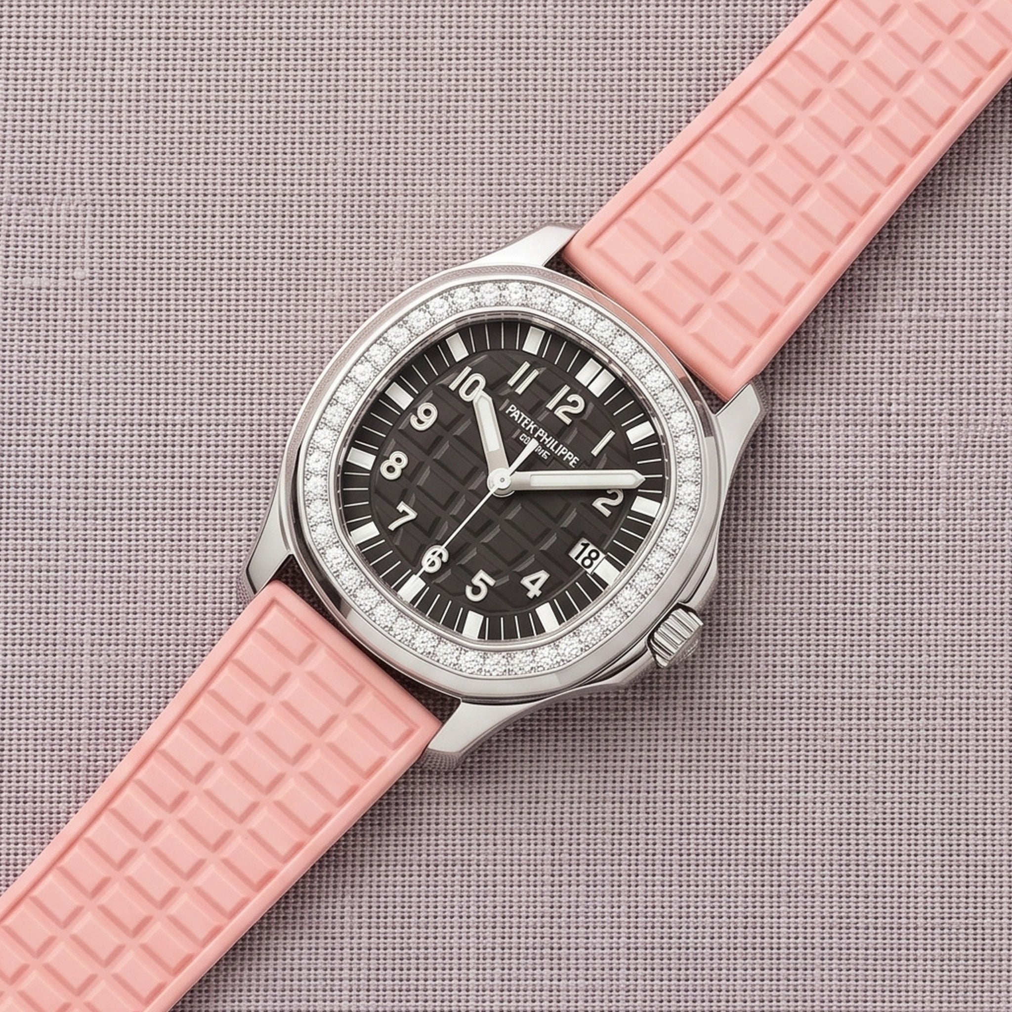 Kautschukarmband – Für Patek Philippe Aquanaut 5067A-001, 5065, 5066, 5064, 5068R – Pink - Helvetus