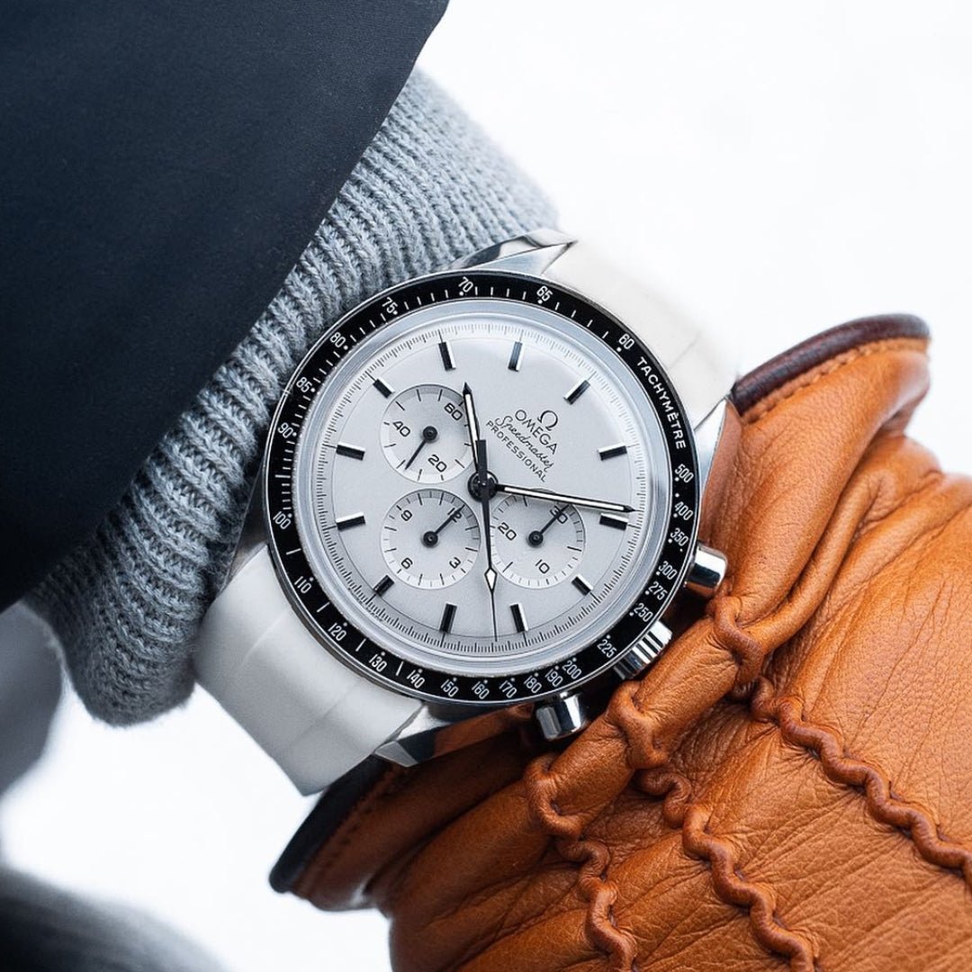Kautschukarmband – Für Omega Speedmaster – Weiss - Helvetus DE