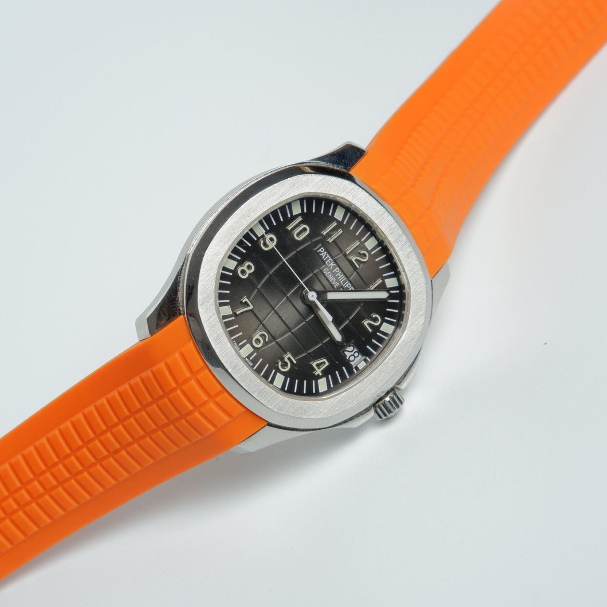Kautschukarmband – Für Patek Philippe Aquanaut – Orange - Helvetus DE