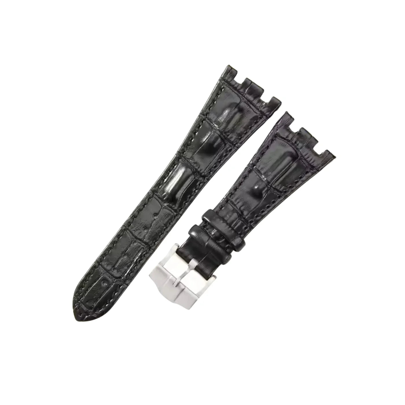 Krokodil Armband - fur alle AP Offshore Diver - Schwarz - Helvetus DE