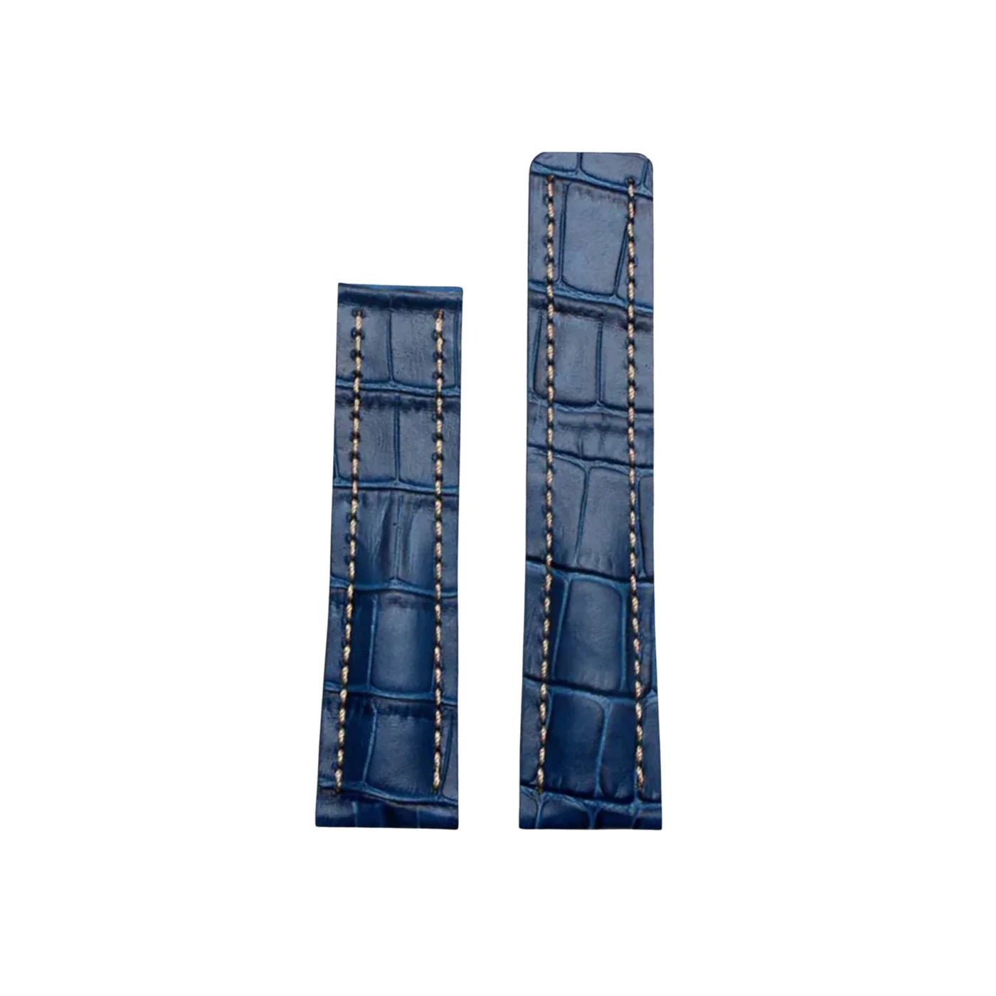 Leder Armband - für Breitling Uhren - Blau - Helvetus DE