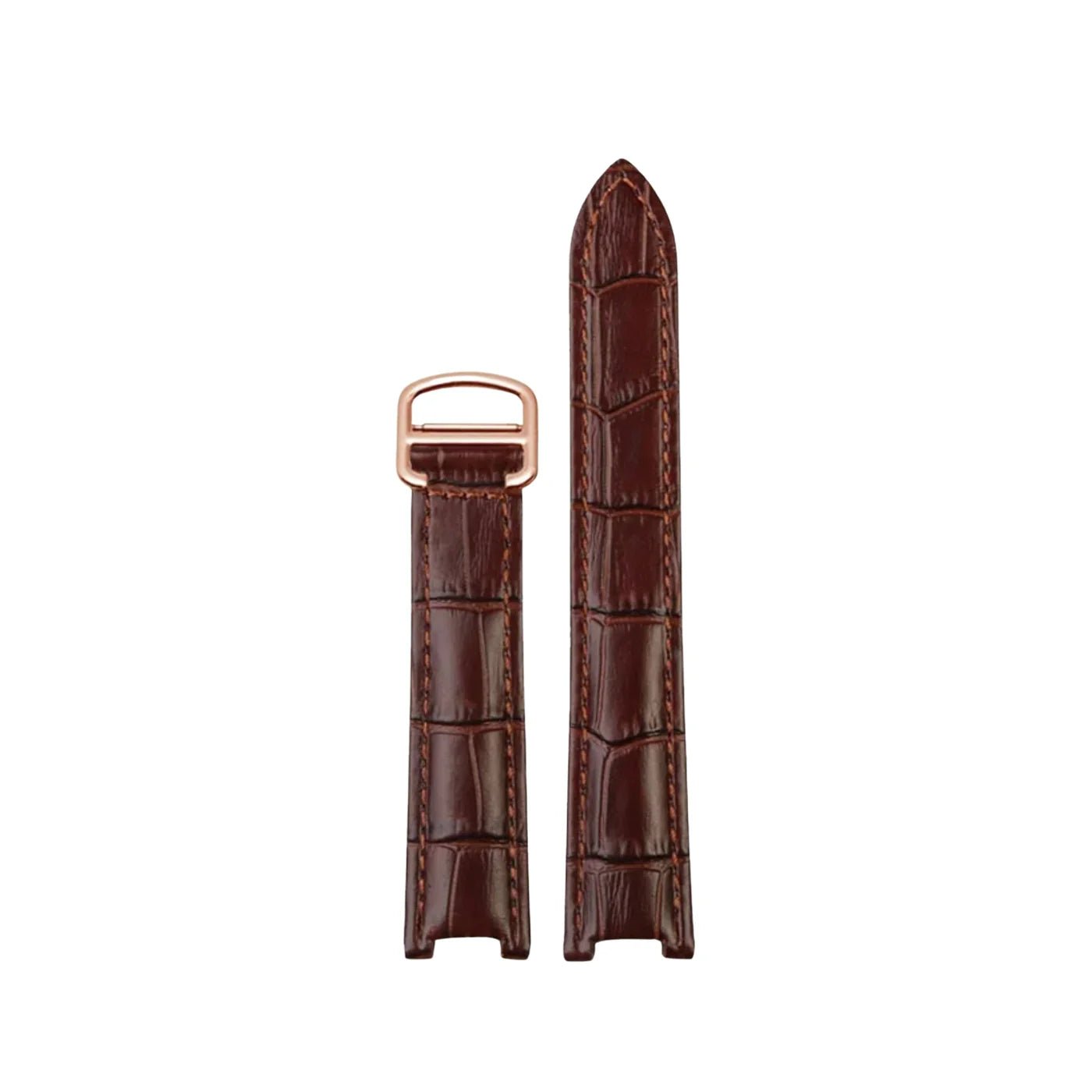 Leder Armband - fur Cartier Pasha - Braun - Helvetus DE