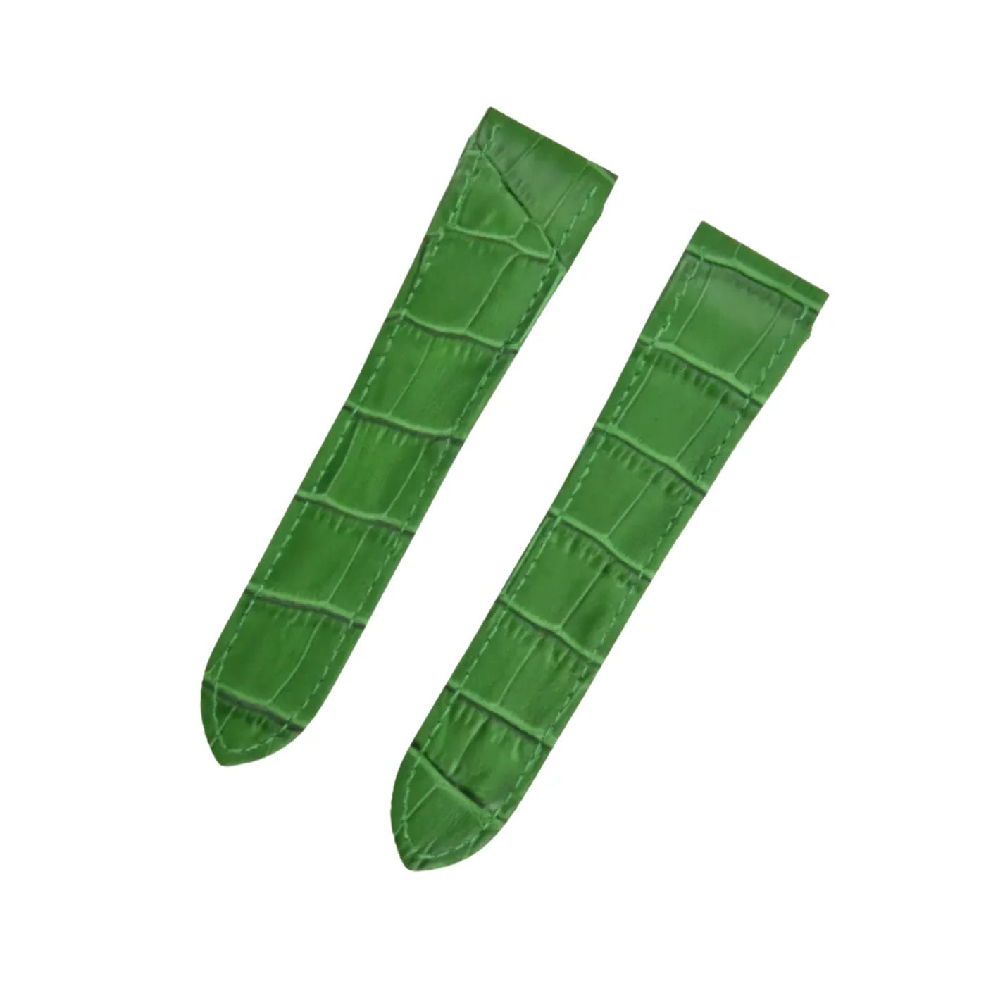 Leder Armband - für Cartier Santos 100 - Grün - Helvetus DE