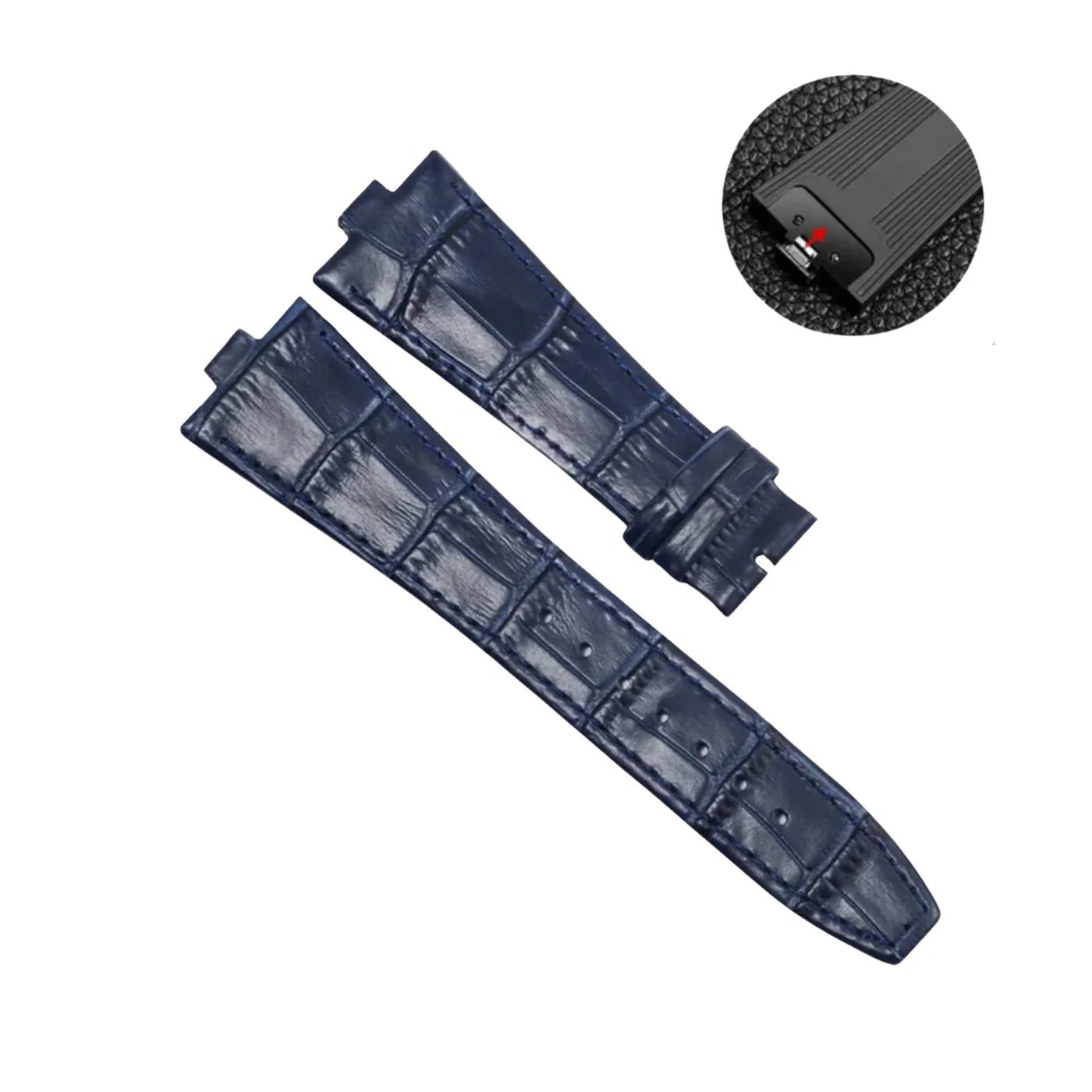 Lederarmband – für Vacheron Constantin Overseas – Blau - Helvetus DE