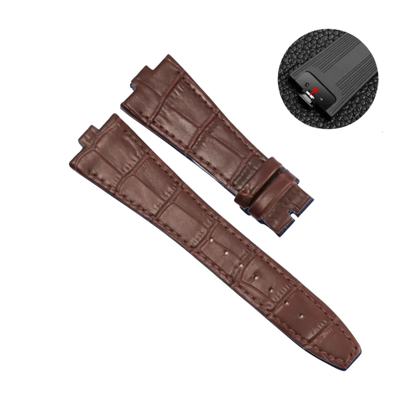 Lederarmband – für Vacheron Constantin Overseas – Braun - Helvetus DE
