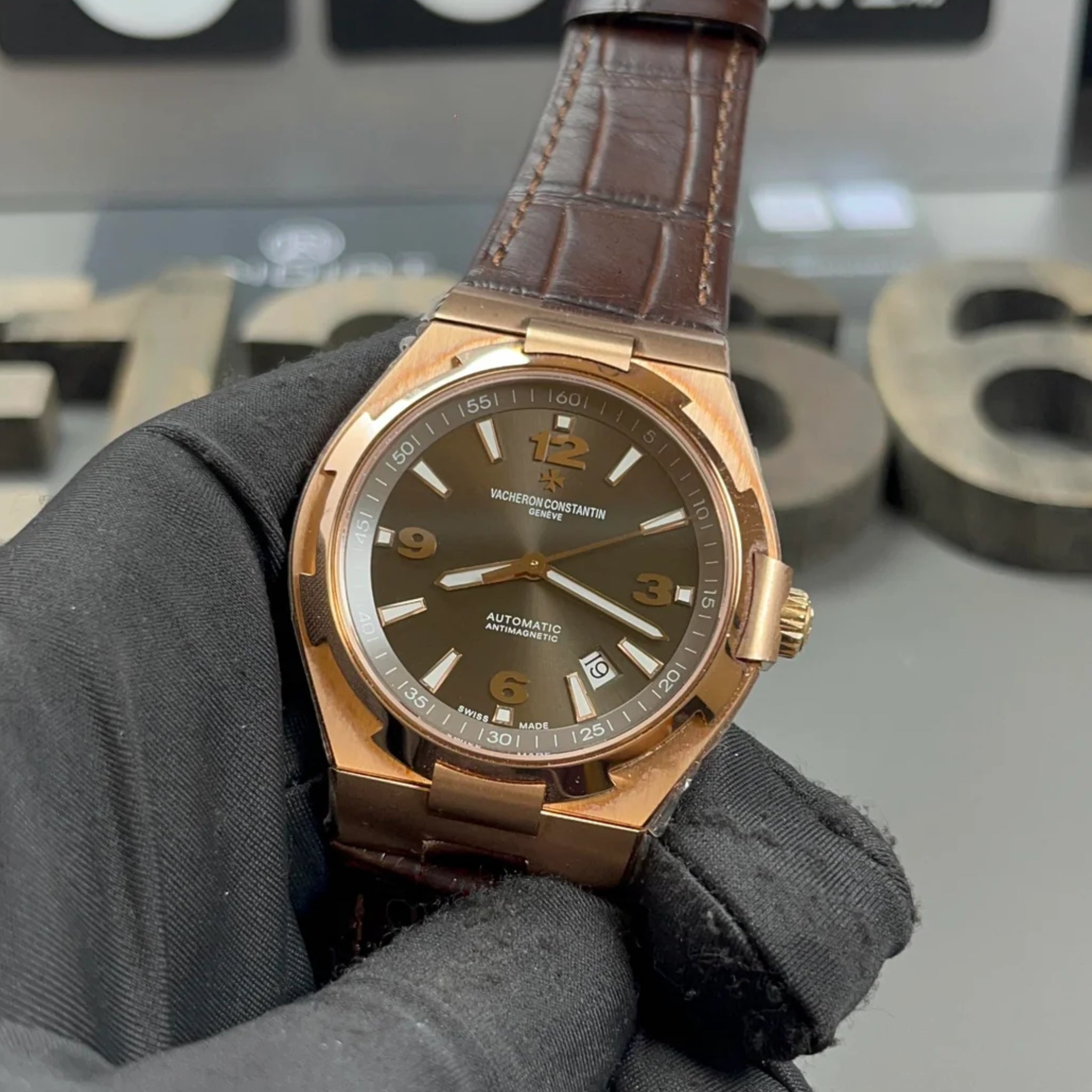 Lederarmband – für Vacheron Constantin Overseas – Braun - Helvetus DE