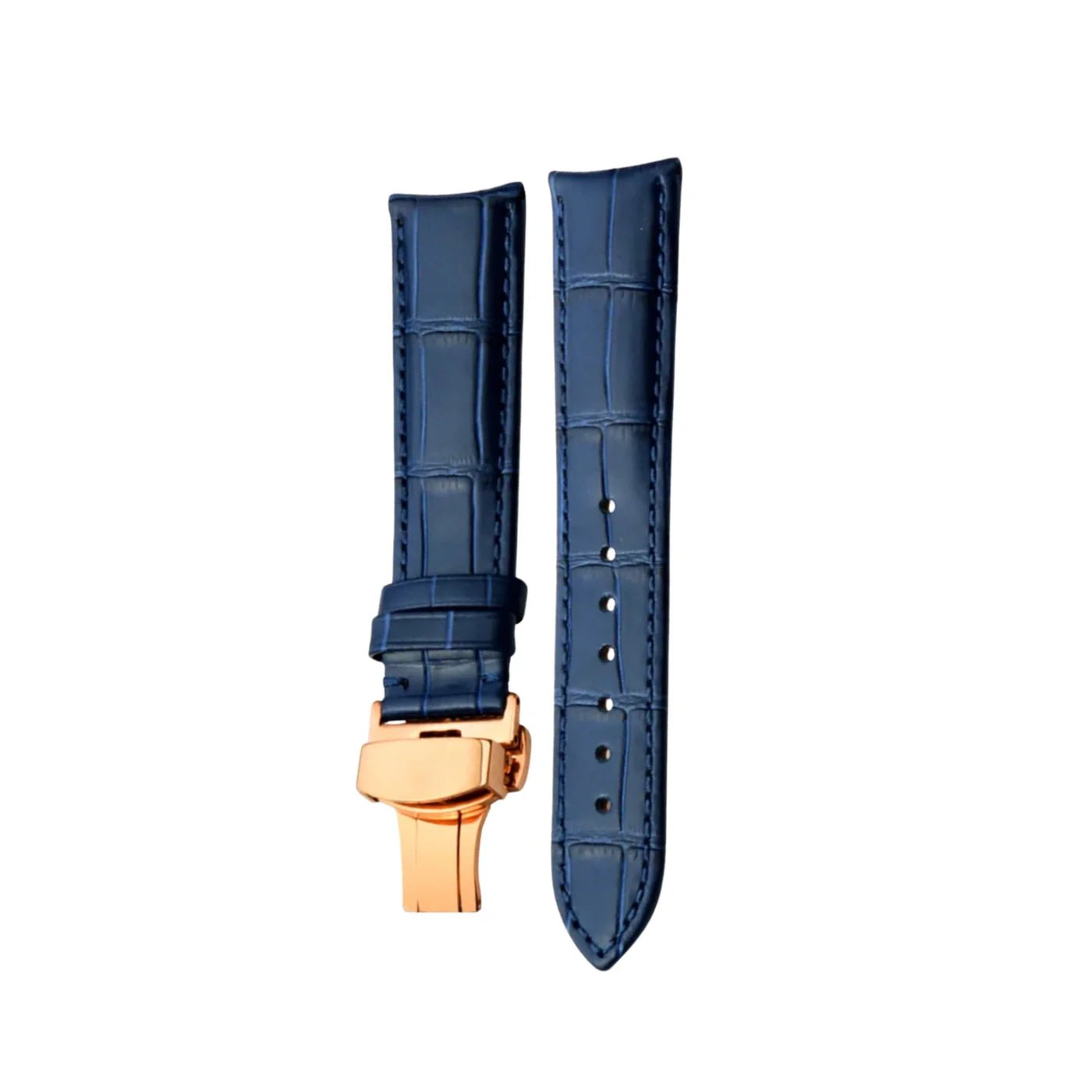 Lederarmband – für Vacheron Constantin Patrimony & Traditionnelle und andere Modelle – Blau - Helvetus DE