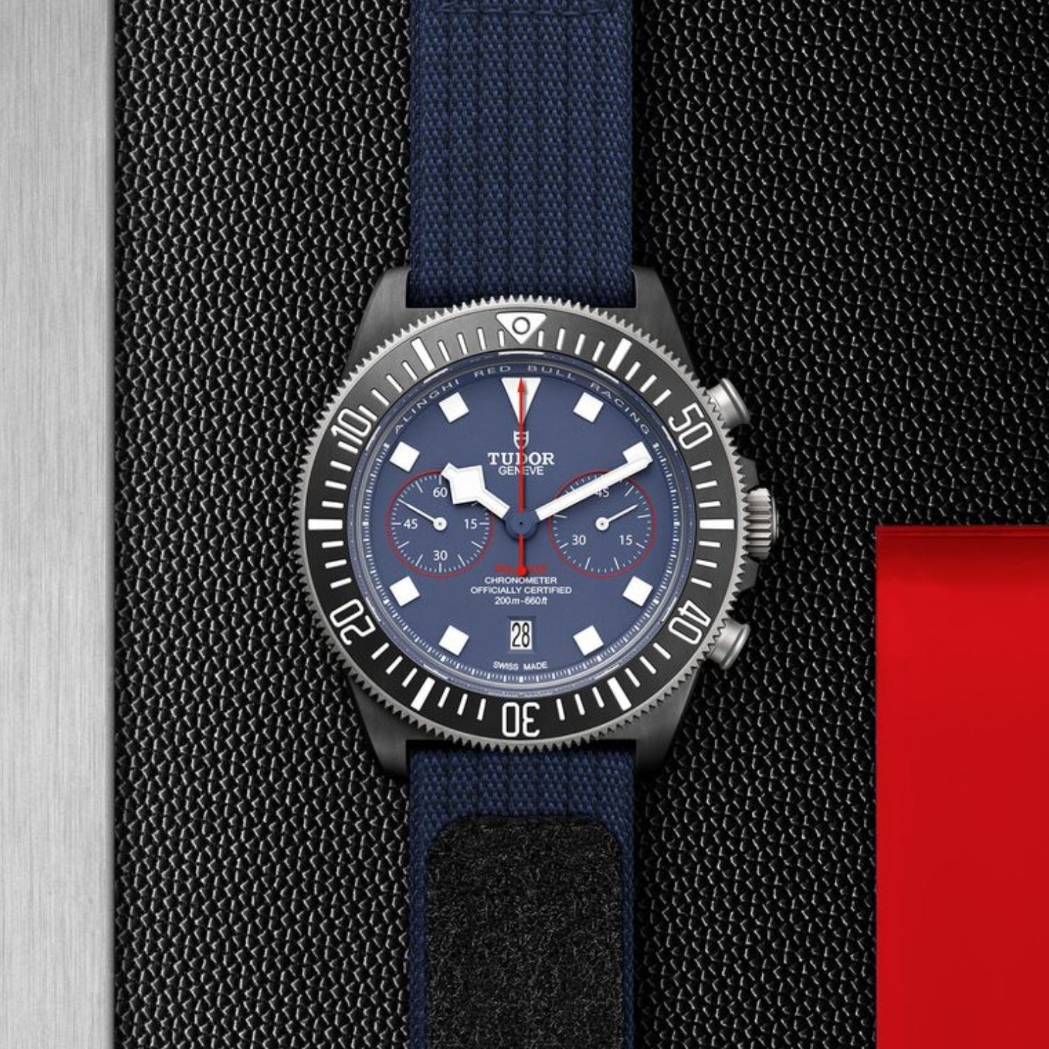 Nylon Armband - Für Tudor Pelagos FXD - Dunkel Blau - Helvetus DE