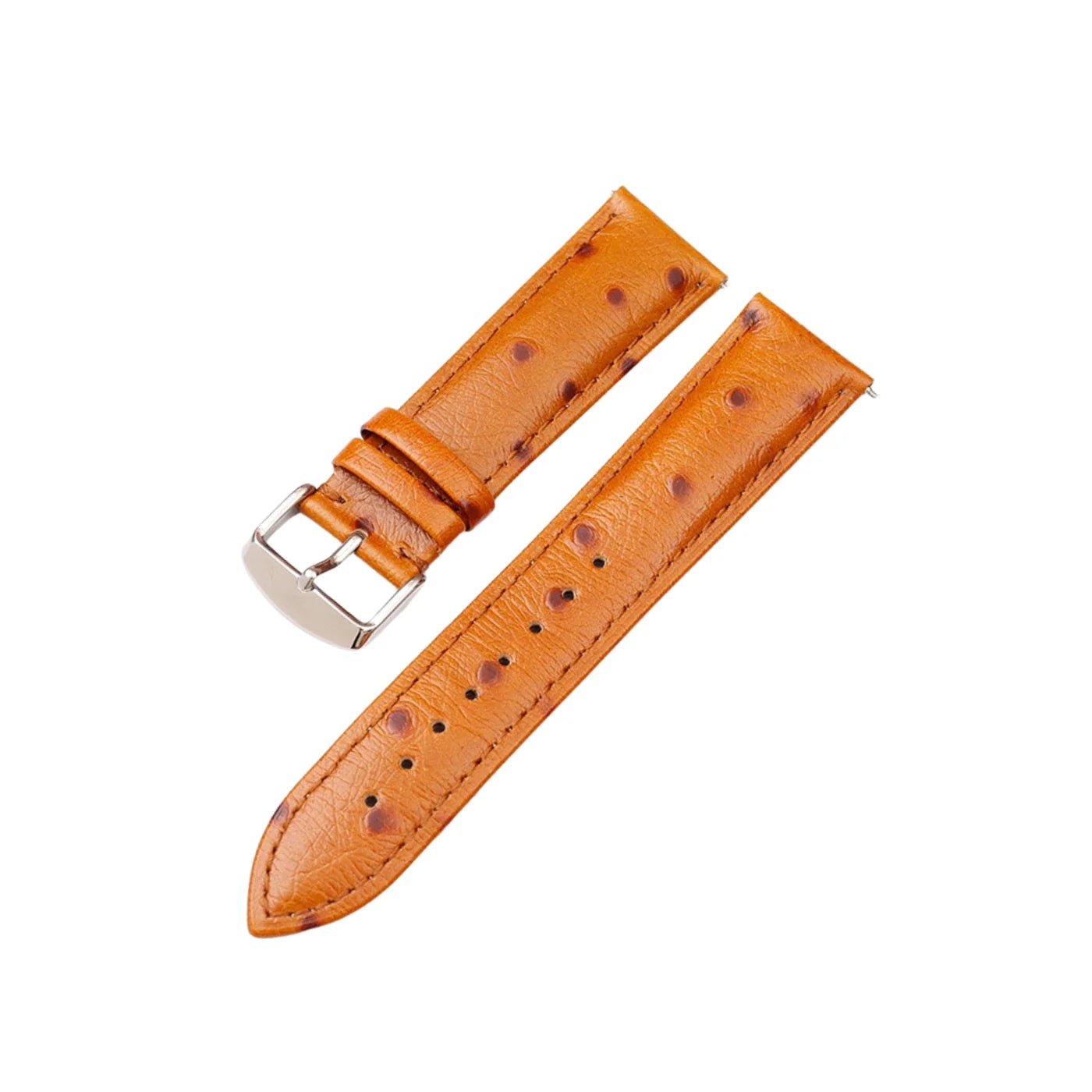 Strauss Leder Armband - Orange - Strauss Muster - Helvetus DE