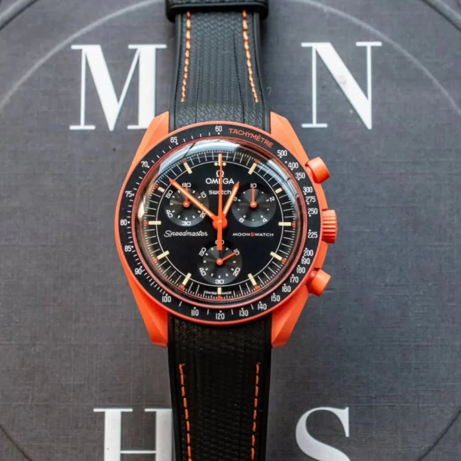 Mission on Earth - Lava Armbänder für MoonSwatch (Omega X Swatch) - Helvetus DE