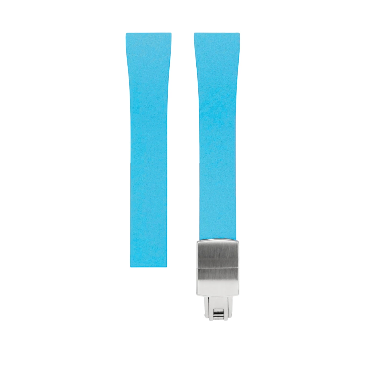 CTS Kautschuk Armband - Cartier Santos - Dumont - Hell Blau - Helvetus DE