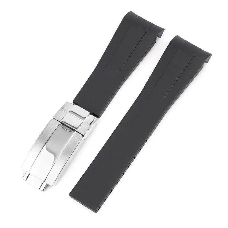 Deployant Strap - For Rolex Explorer I - Black - Helvetus