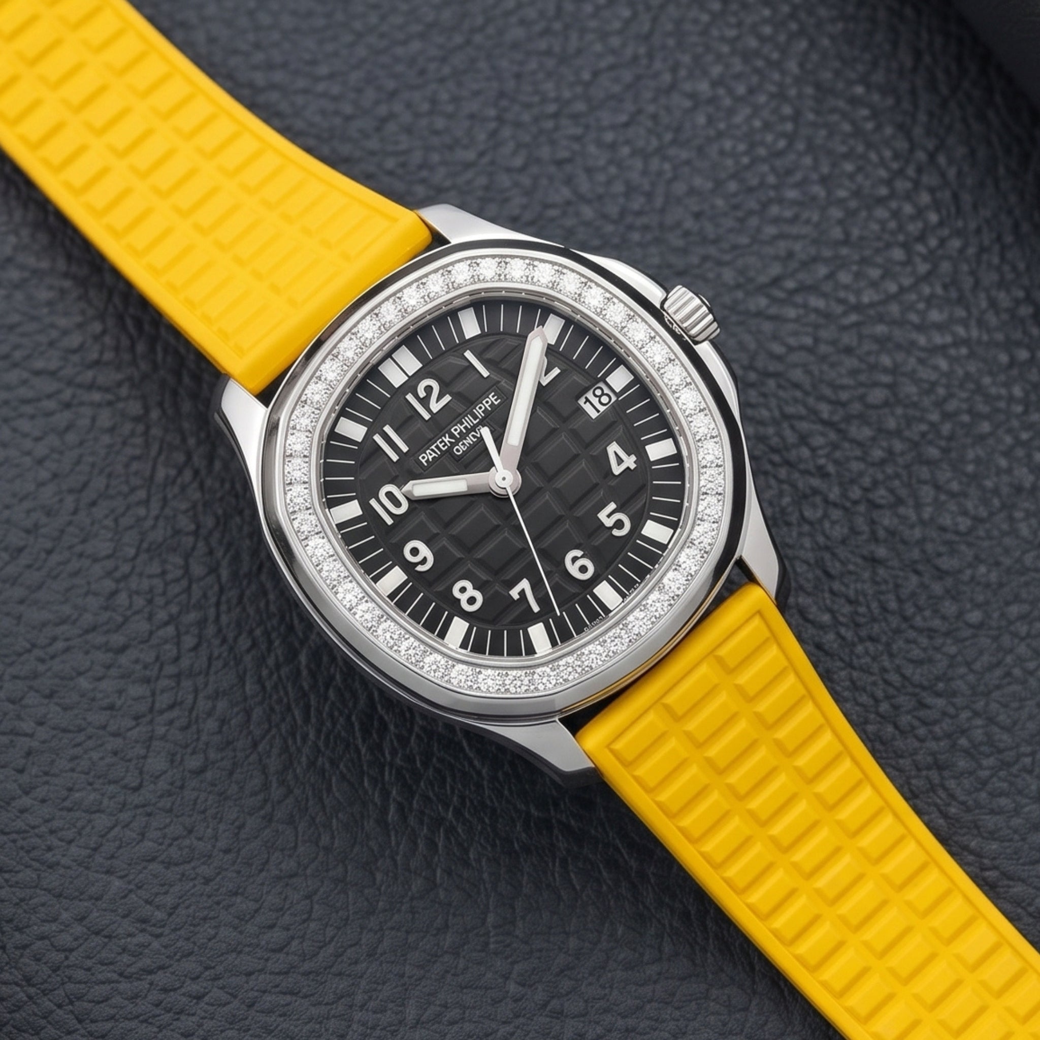 Kautschukarmband – Für Patek Philippe Aquanaut 5067A-001, 5065, 5066, 5064, 5068R – Gelb - Helvetus