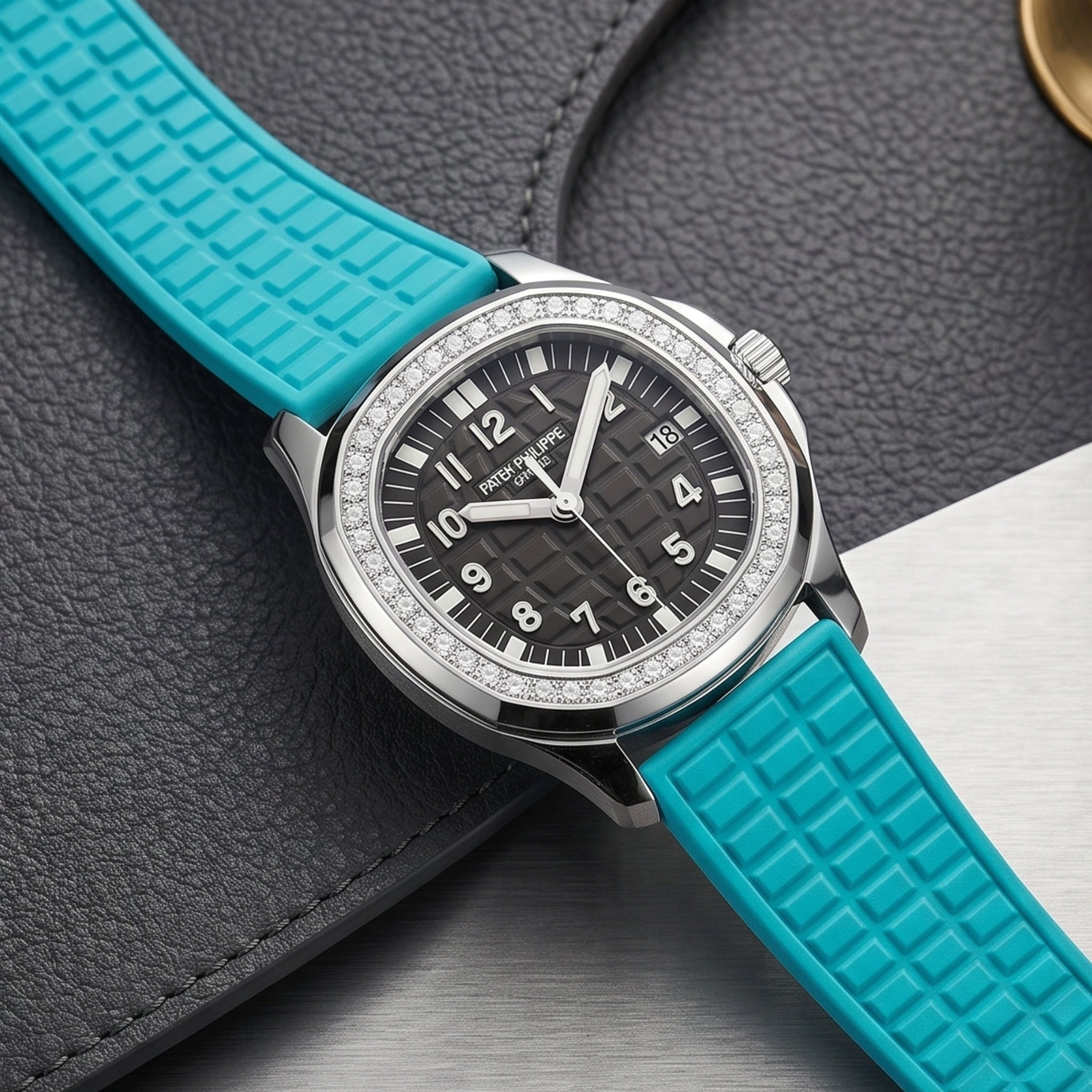 Kautschukarmband – Für Patek Philippe Aquanaut 5067A-001, 5065, 5066, 5064, 5068R – Turquoise - Helvetus