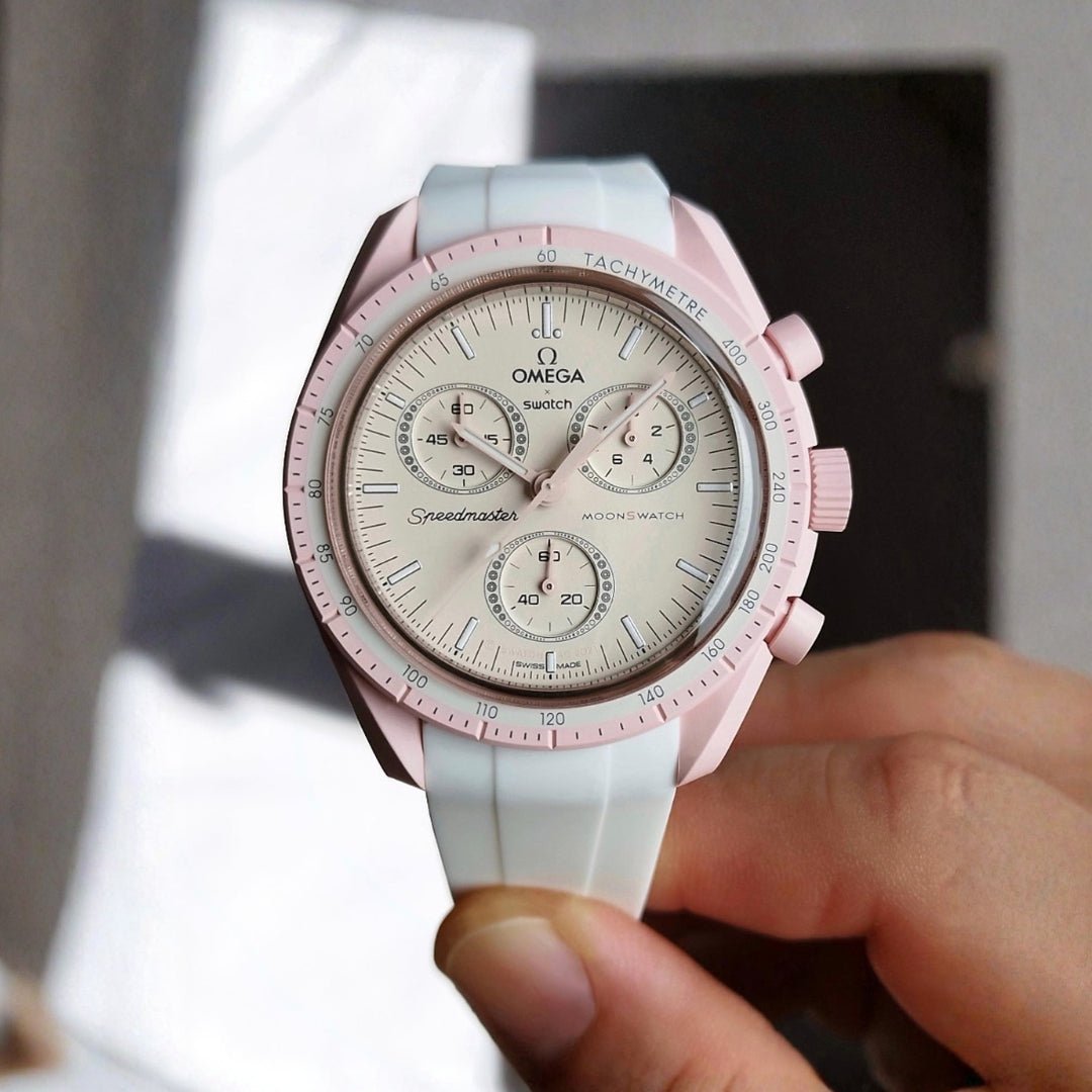 Kautschukarmband – Für Mission to Venus | Omega X Swatch | MoonSwatch – Weiß - Helvetus DE