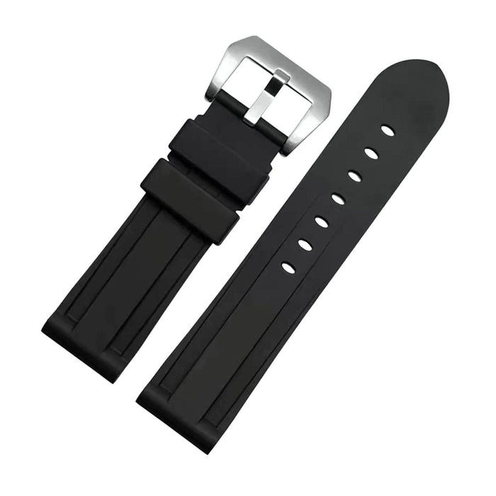 Kautschukarmband – Für Panerai – Schwarz - Helvetus DE