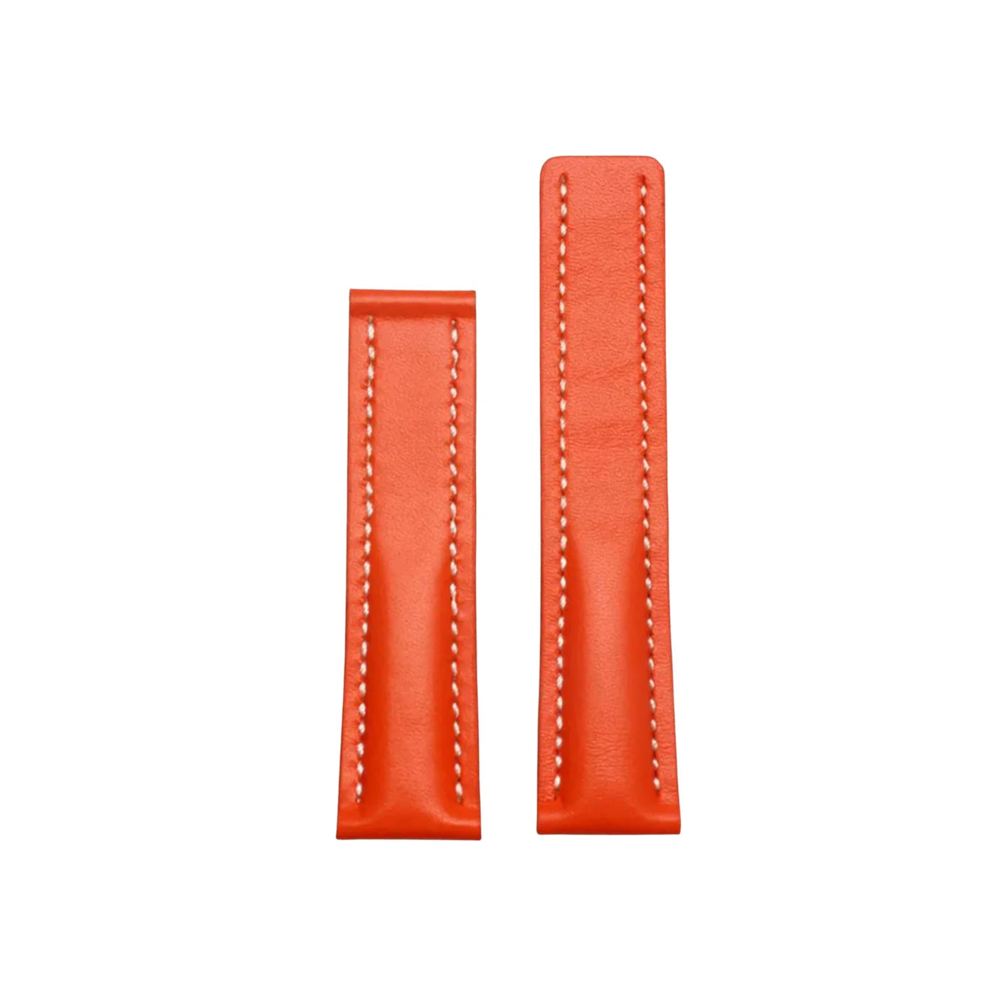 Leder Armband - für Breitling Uhren - Orange