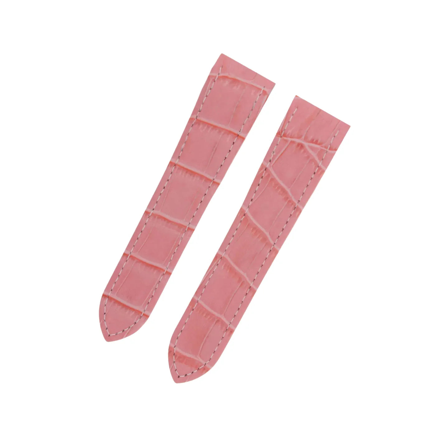 Leder Armband - für Cartier Santos 100 - Pink