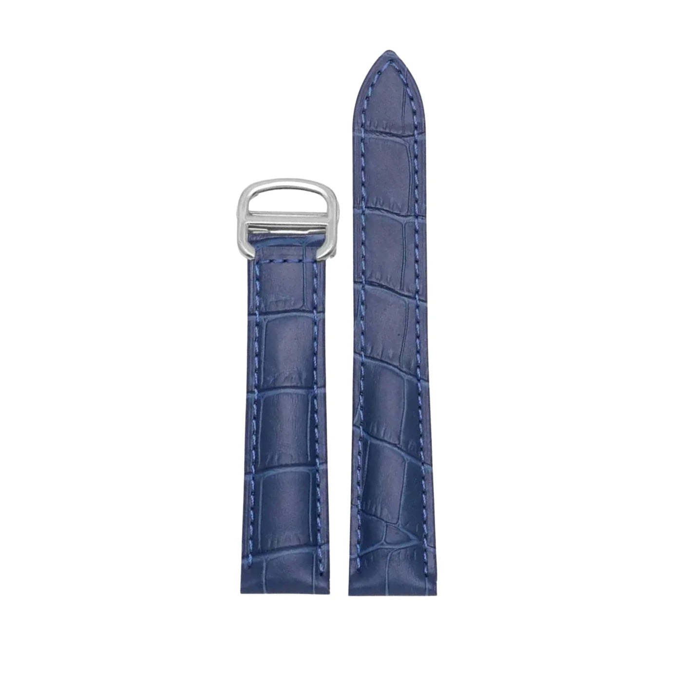 Leder Armband - für Cartier Tank - Blau