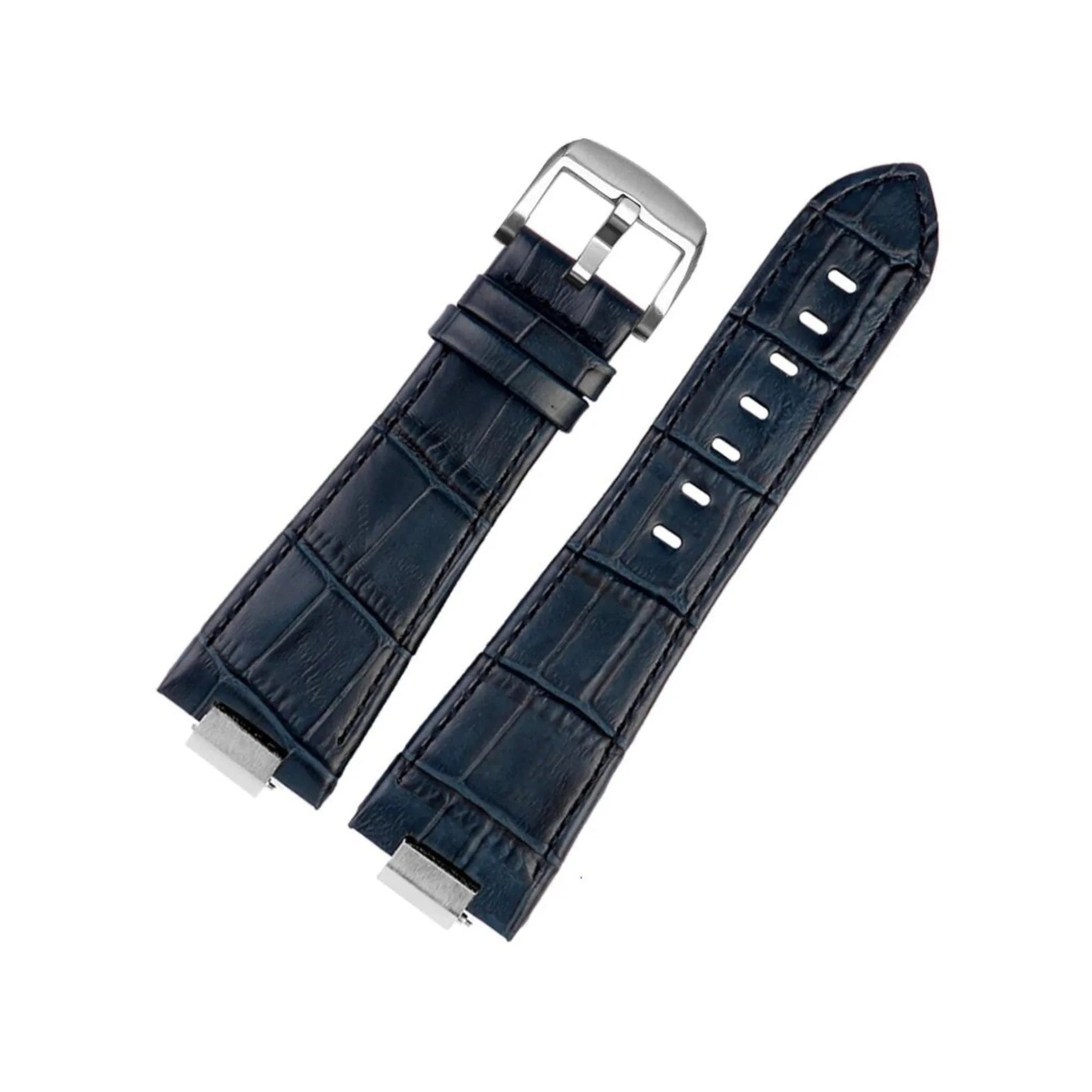 Lederarmband – Für Tissot PRX – Blau