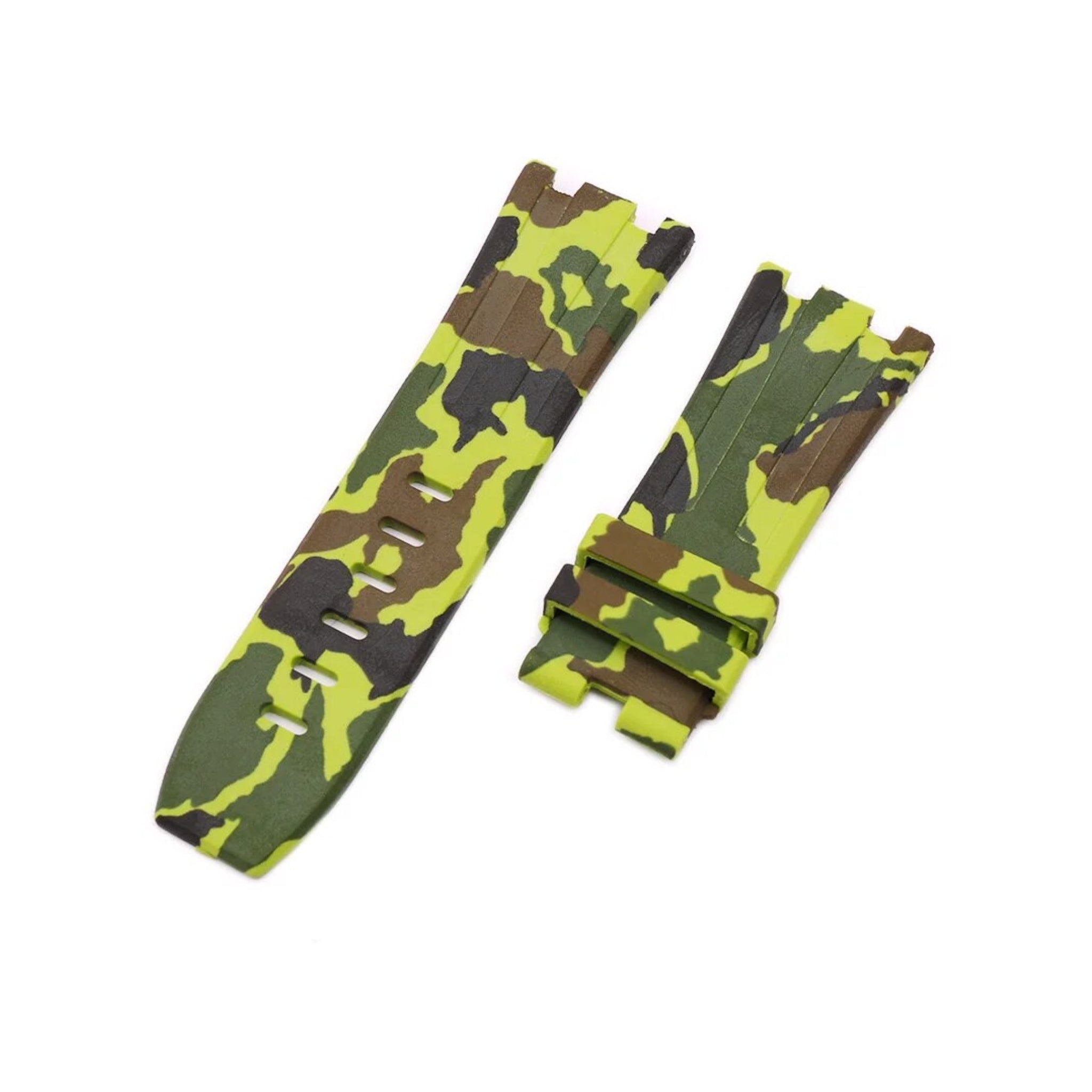 Rubber Strap - For all AP Diver - Green Camo - Helvetus