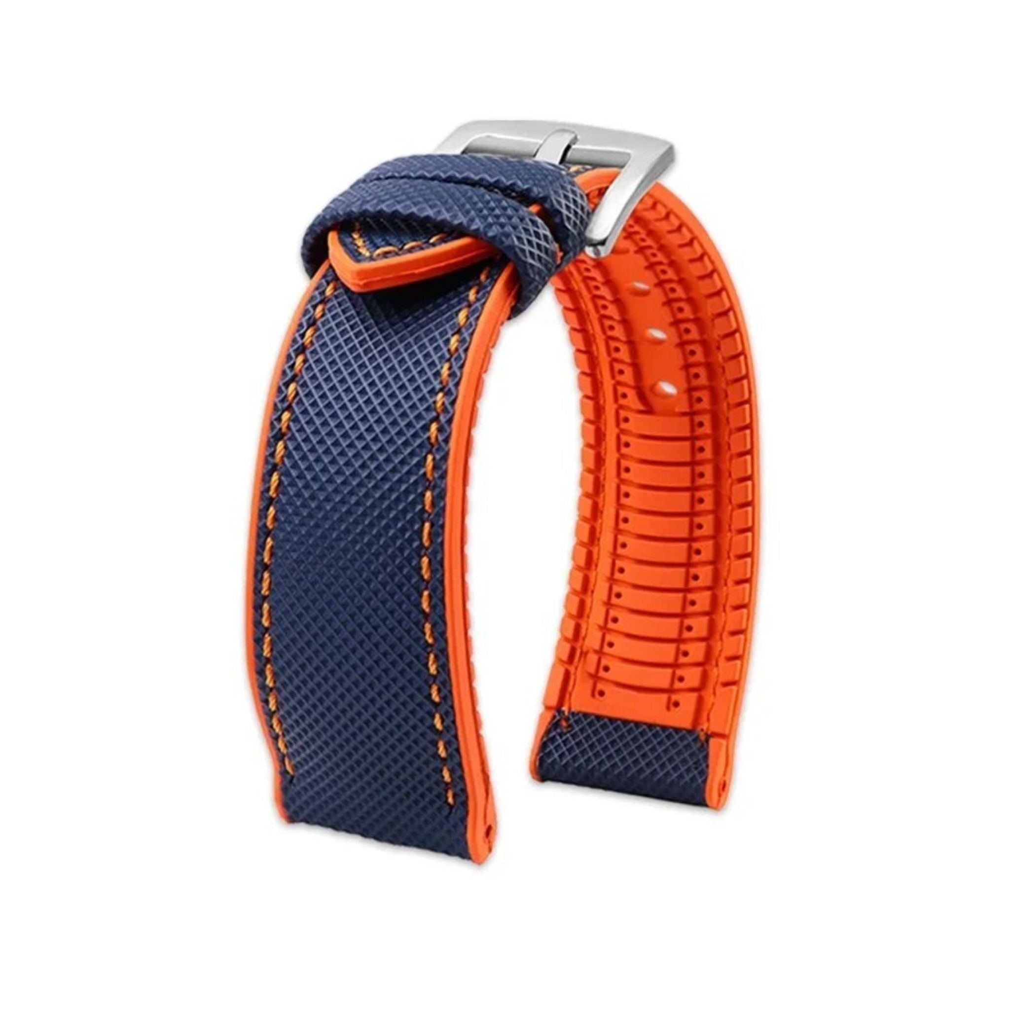 Rubber Strap - For Blancpain X Swatch - Dutch Blue - Helvetus