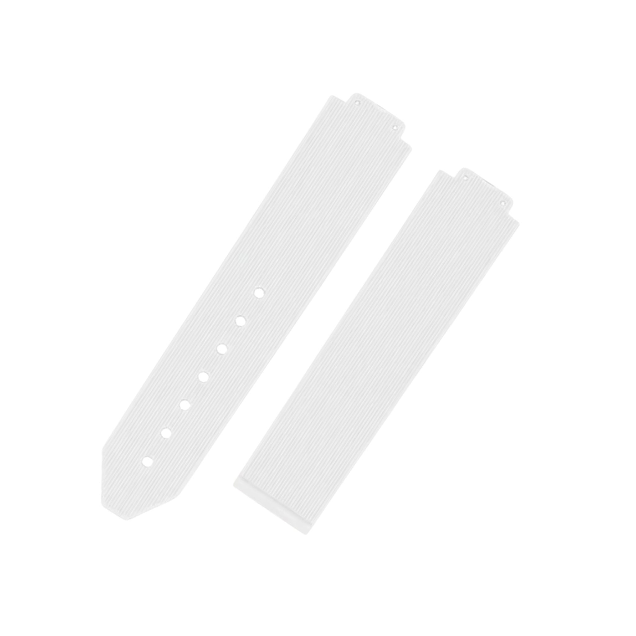 Rubber Strap - For Hublot Female Model - White - Helvetus