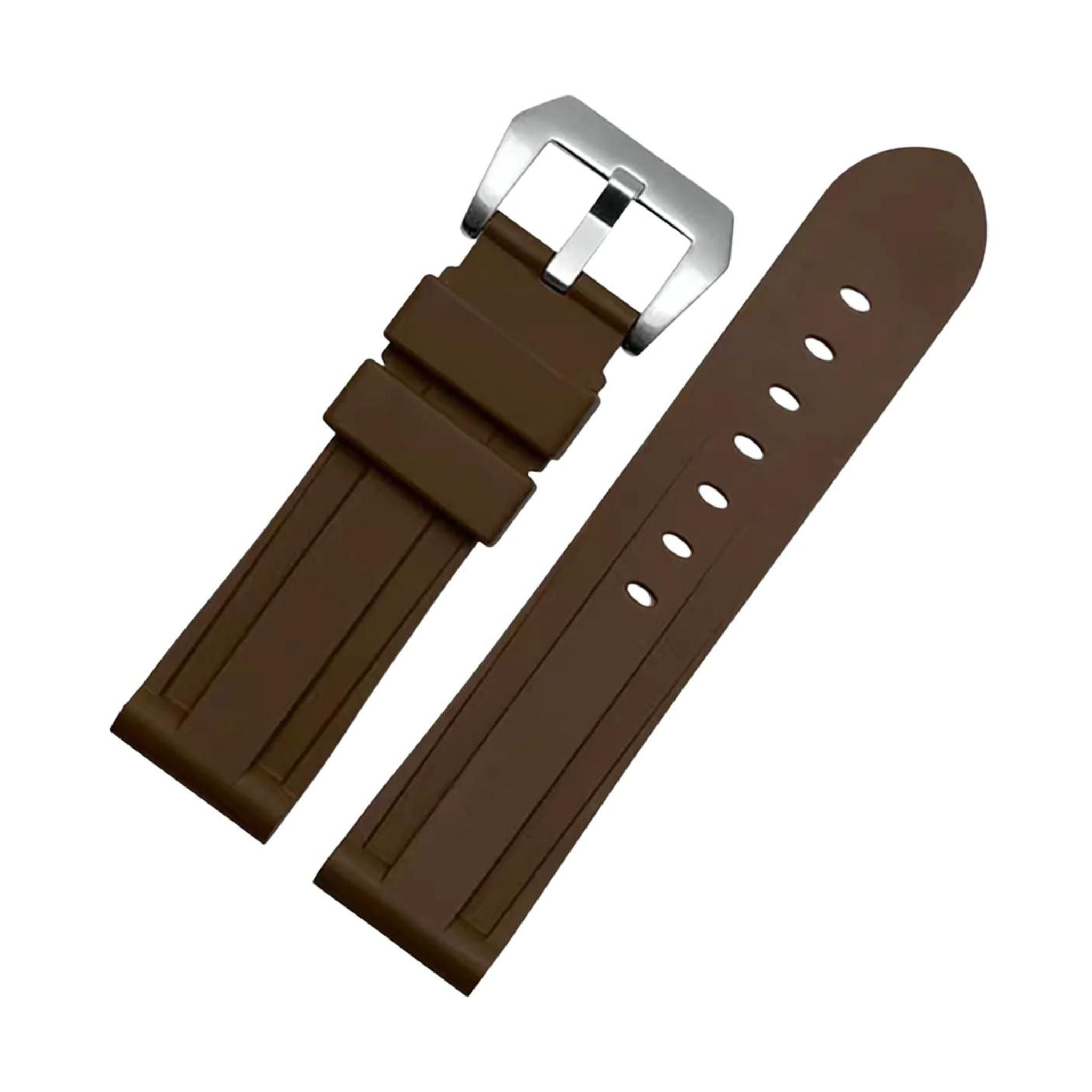 Rubber Strap - For Panerai - Brown - Helvetus