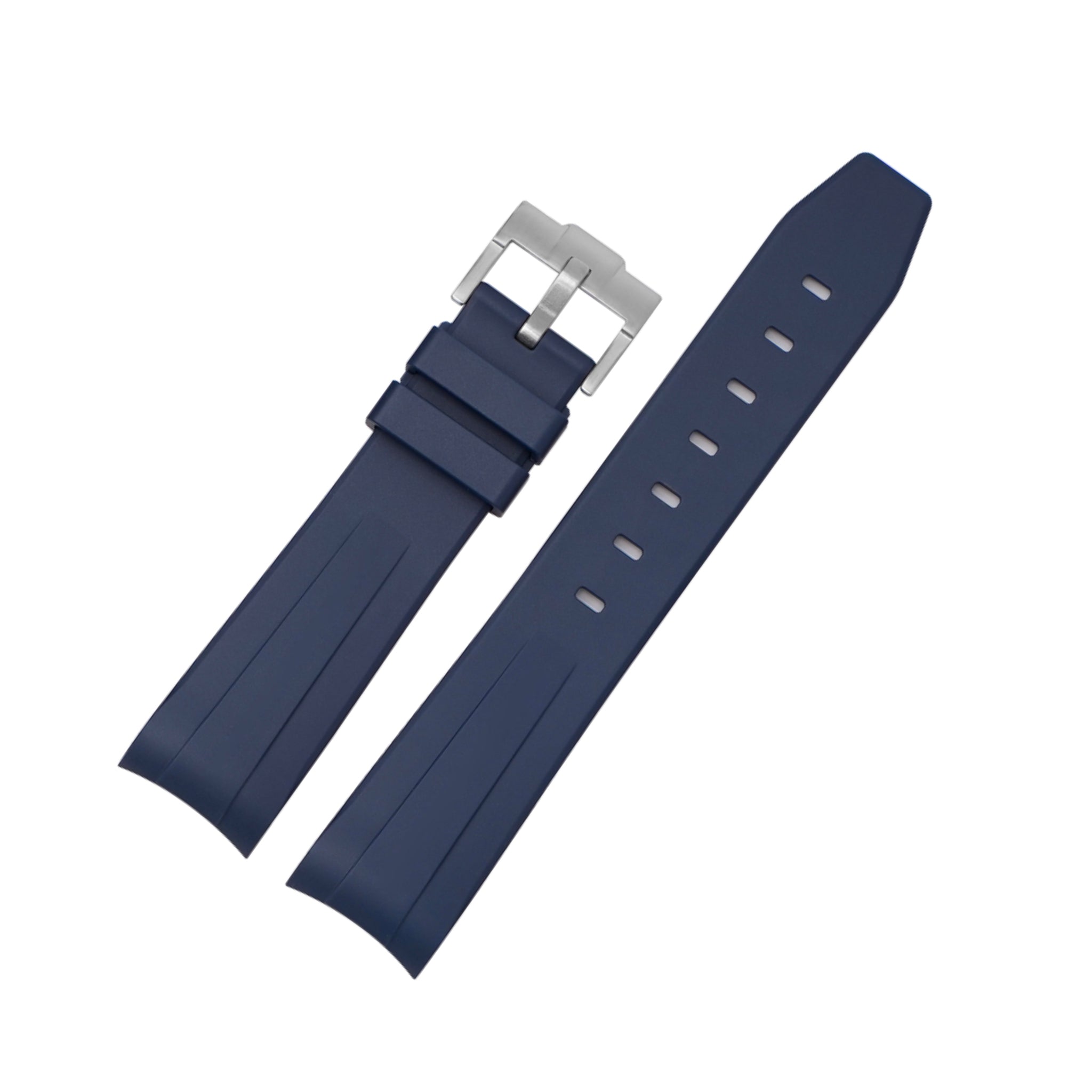 Rubber Strap - For Rolex Day - Date II 41mm - Navy Blue - Helvetus