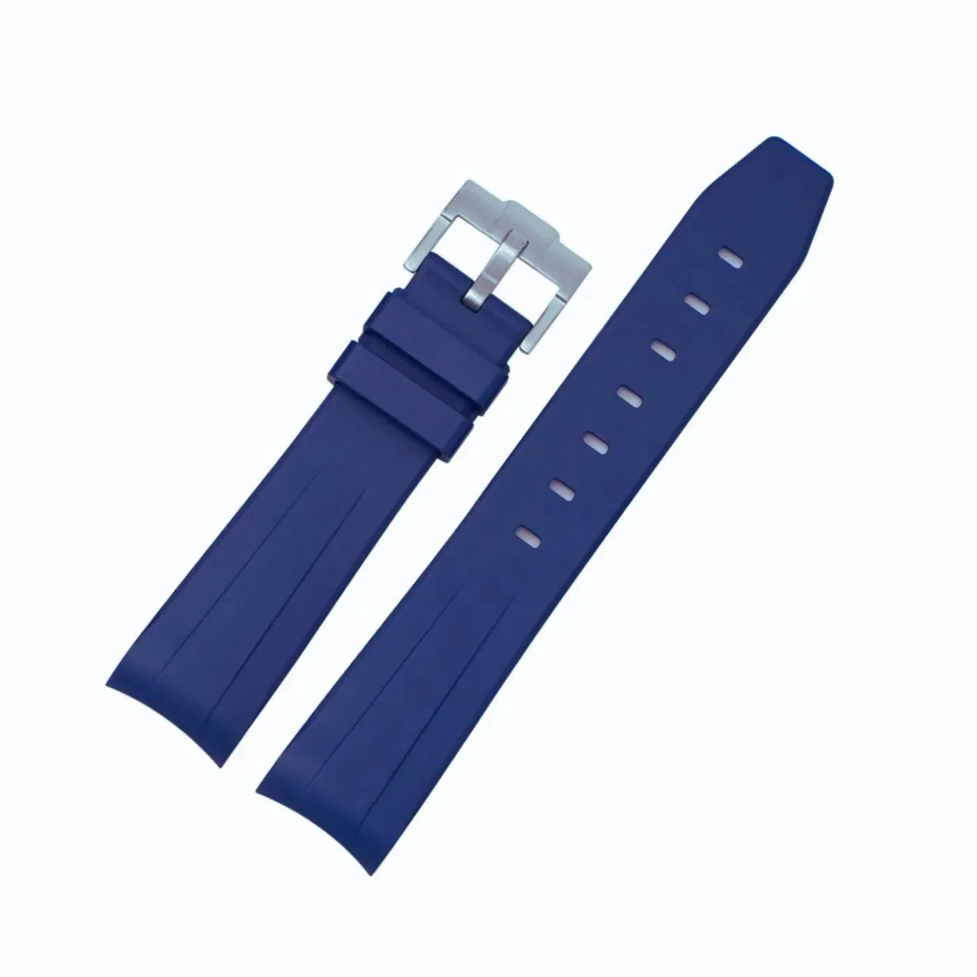 Rubber Strap - For Rolex Oyster Perpetual 31 - Navy Blue - Helvetus