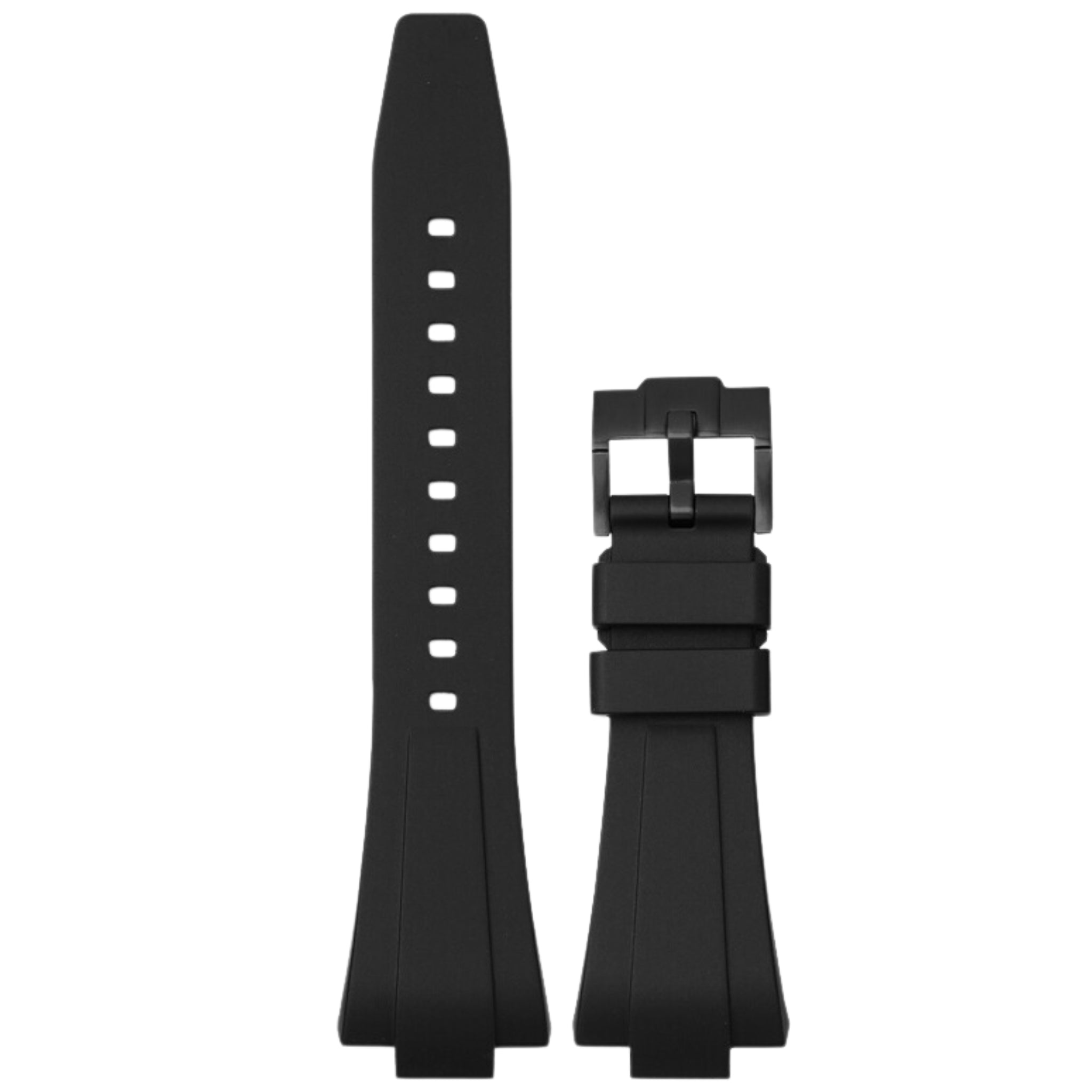 Rubber Strap - For Tissot PRX - Black - Helvetus