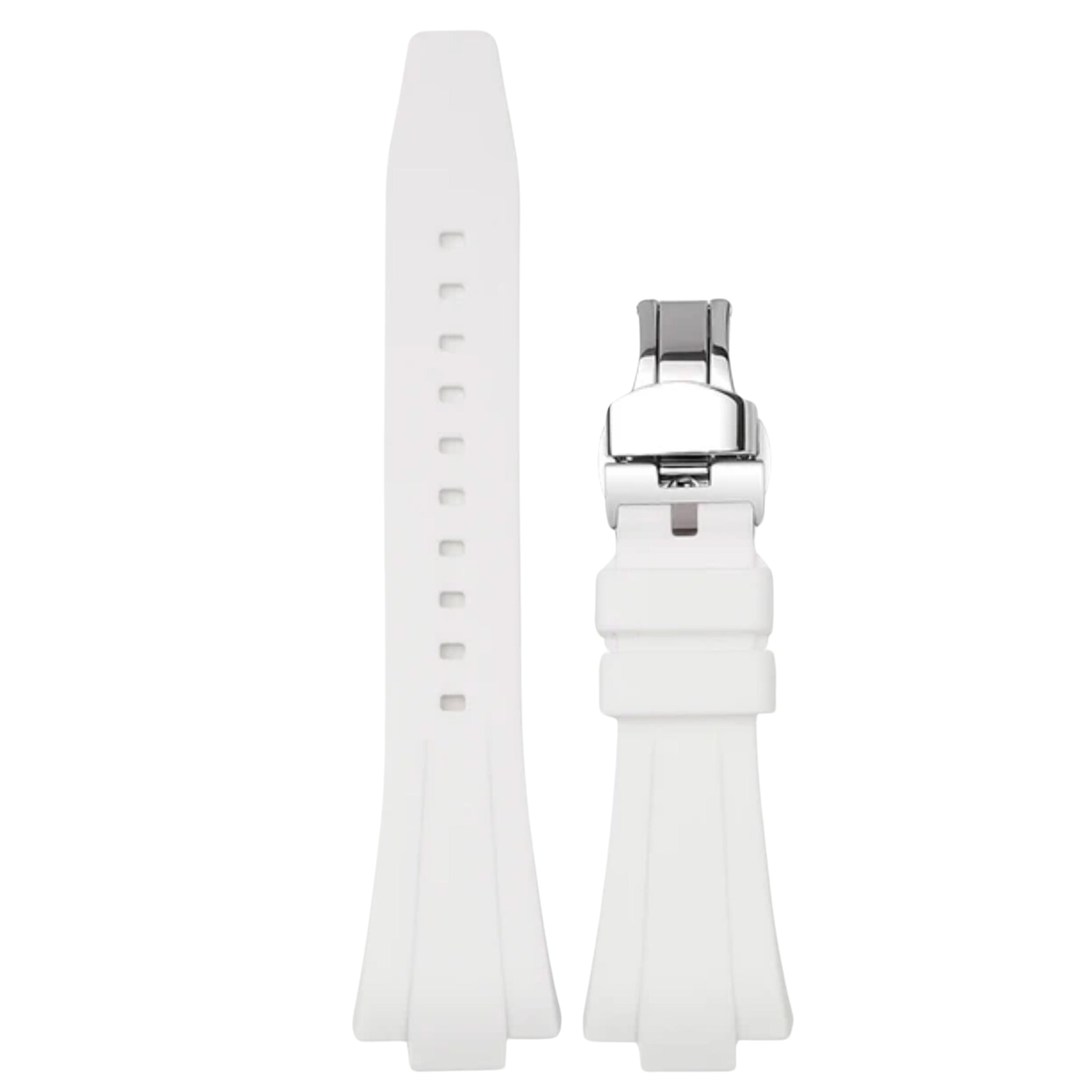 Rubber Strap - For Tissot PRX - White - Helvetus